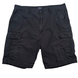 Levi Strauss‎ & Co. Mens Black Ripstop Cargo Shorts Size 40 Utility Workwear